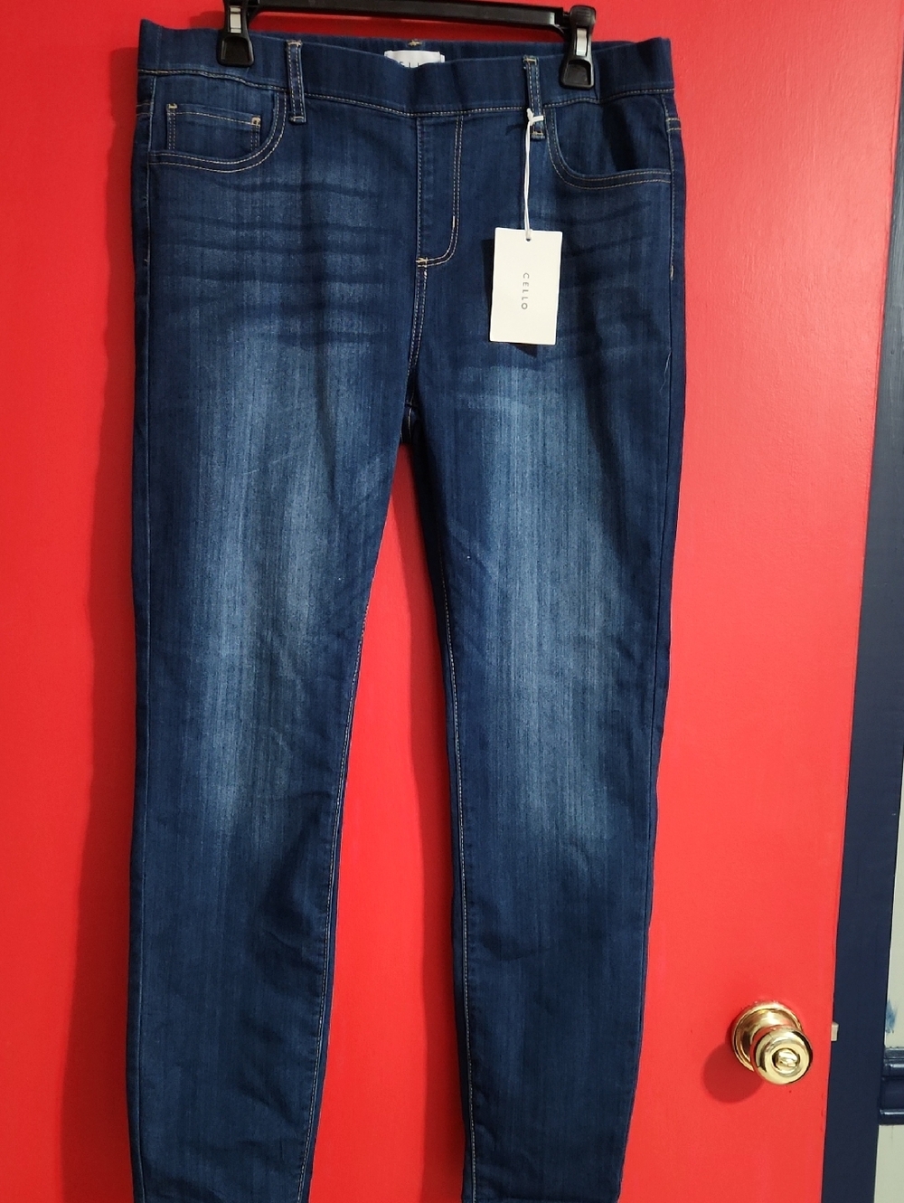 NWT XL Celio Dark Indigo Stretch Jeggings - Slim Fit